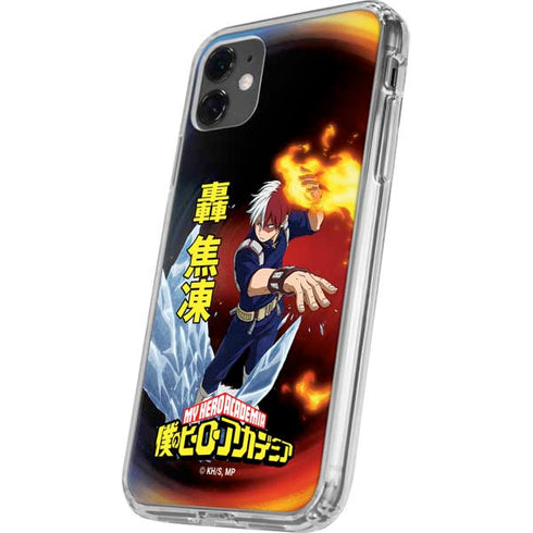 My Hero Academia Shoto Todoroki Season 4 iPhone 11 Clear Case