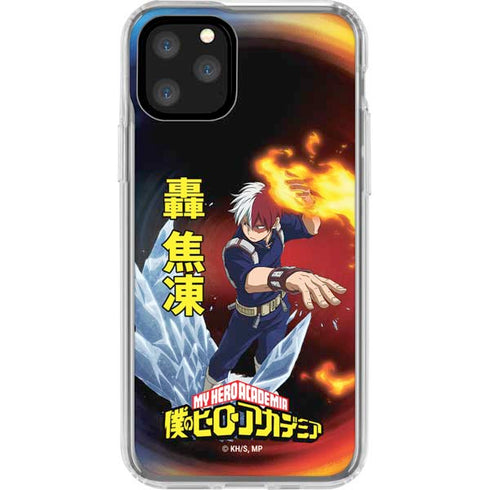 My Hero Academia Shoto Todoroki Season 4 iPhone 11 Pro Clear Case