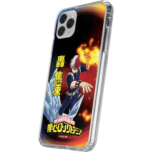 My Hero Academia Shoto Todoroki Season 4 iPhone 11 Pro Clear Case