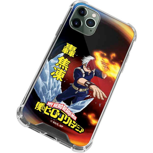 My Hero Academia Shoto Todoroki Season 4 iPhone 11 Pro Max Clear Case