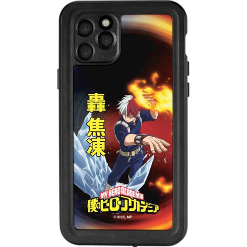 My Hero Academia Shoto Todoroki Season 4 iPhone 11 Pro Waterproof Case