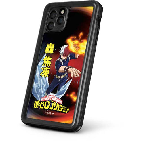 My Hero Academia Shoto Todoroki Season 4 iPhone 11 Pro Waterproof Case
