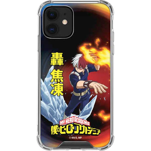 My Hero Academia Shoto Todoroki Season 4 iPhone 12 Clear Case