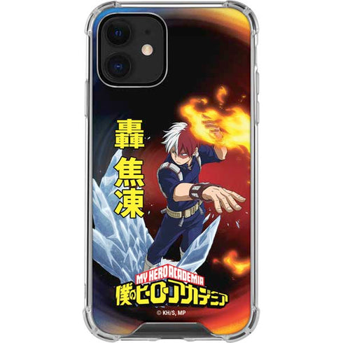 My Hero Academia Shoto Todoroki Season 4 iPhone 12 Mini Clear Case