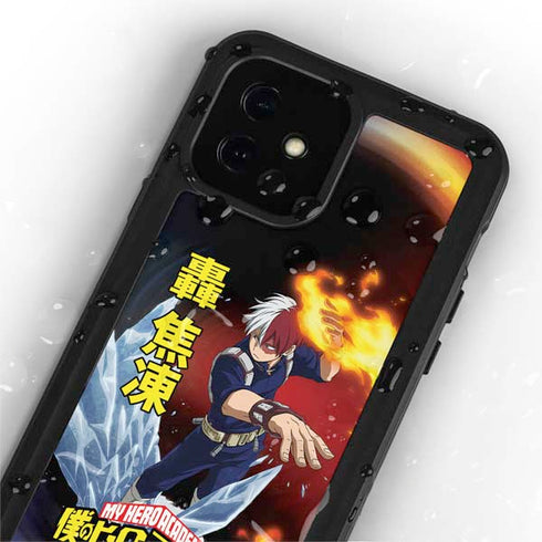 My Hero Academia Shoto Todoroki Season 4 iPhone 12 Mini Waterproof Case