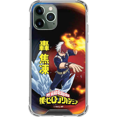 My Hero Academia Shoto Todoroki Season 4 iPhone 12 Pro Clear Case
