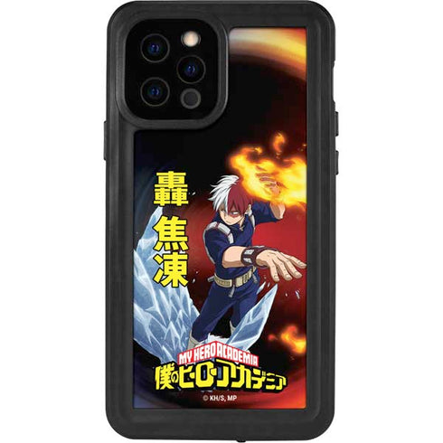 My Hero Academia Shoto Todoroki Season 4 iPhone 12 Pro Waterproof Case