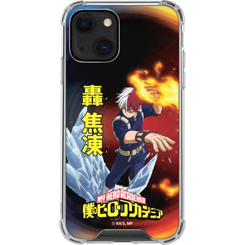 My Hero Academia Shoto Todoroki Season 4 iPhone 13 Clear Case