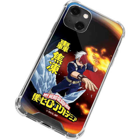 My Hero Academia Shoto Todoroki Season 4 iPhone 13 Mini Clear Case