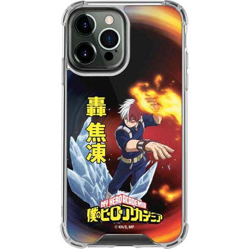 My Hero Academia Shoto Todoroki Season 4 iPhone 13 Pro Max Clear Case