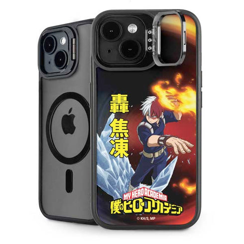 My Hero Academia Shoto Todoroki Season 4 iPhone 14 Plus Kickstand Case