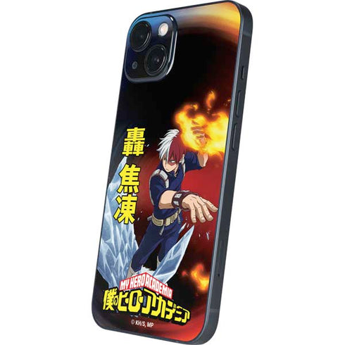 My Hero Academia Shoto Todoroki Season 4 iPhone 14 Plus Skin