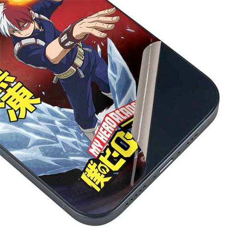My Hero Academia Shoto Todoroki Season 4 iPhone 14 Plus Skin