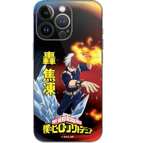 My Hero Academia Shoto Todoroki Season 4 iPhone 14 Pro Skin