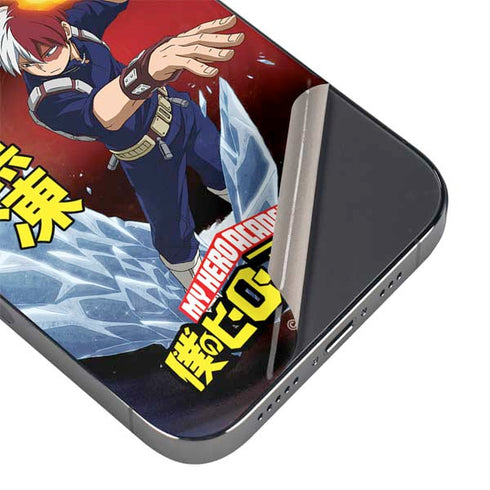My Hero Academia Shoto Todoroki Season 4 iPhone 14 Pro Skin