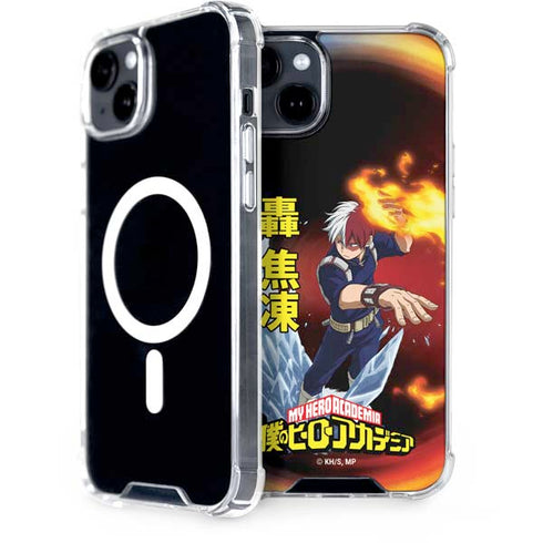 My Hero Academia Shoto Todoroki Season 4 iPhone 15 MagSafe Case