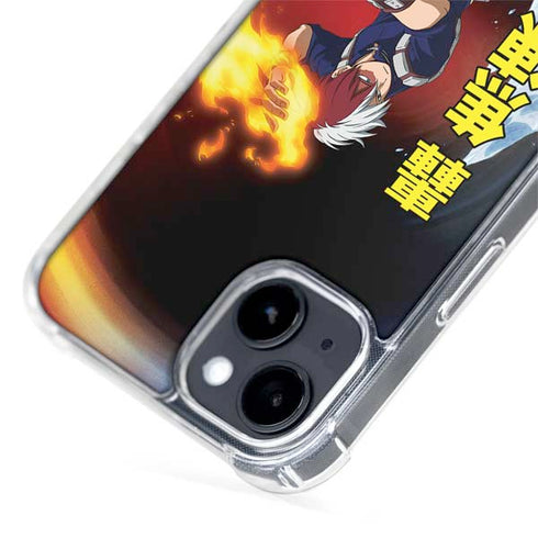 My Hero Academia Shoto Todoroki Season 4 iPhone 15 MagSafe Case