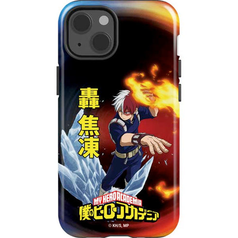 My Hero Academia Shoto Todoroki Season 4 iPhone 15 Plus Impact Case