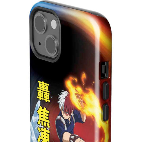 My Hero Academia Shoto Todoroki Season 4 iPhone 15 Plus Impact Case