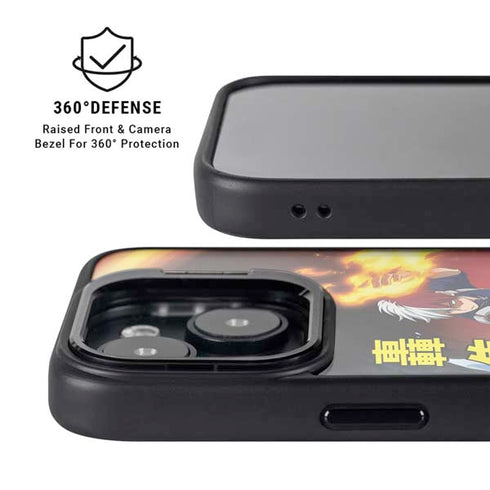 My Hero Academia Shoto Todoroki Season 4 iPhone 15 Plus Kickstand Case