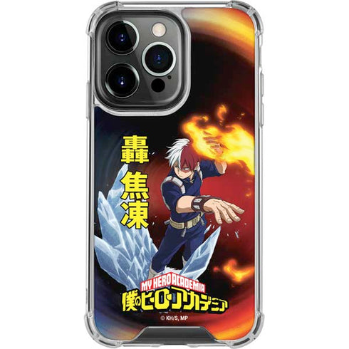 My Hero Academia Shoto Todoroki Season 4 iPhone 15 Pro Max Clear Case
