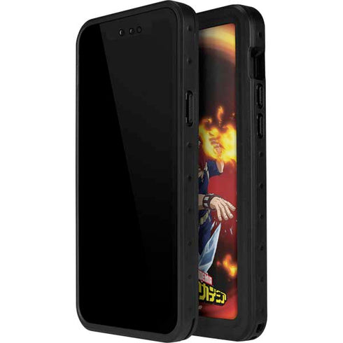 My Hero Academia Shoto Todoroki Season 4 iPhone 15 Pro Waterproof Case
