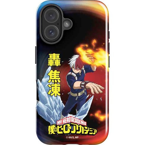 My Hero Academia Shoto Todoroki Season 4 iPhone 16 Impact Case