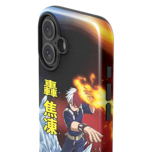 My Hero Academia Shoto Todoroki Season 4 iPhone 16 Plus Impact Case