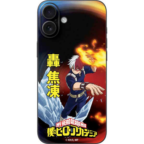 My Hero Academia Shoto Todoroki Season 4 iPhone 16 Plus Skin