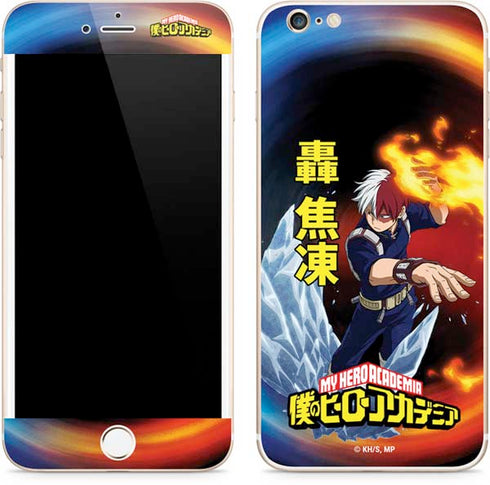My Hero Academia Shoto Todoroki Season 4 iPhone 6/6s Plus Skin
