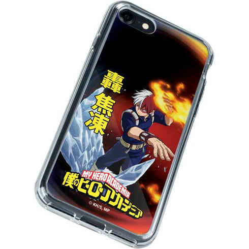 My Hero Academia Shoto Todoroki Season 4 iPhone SE (2nd & 3rd Gen) Clear Case