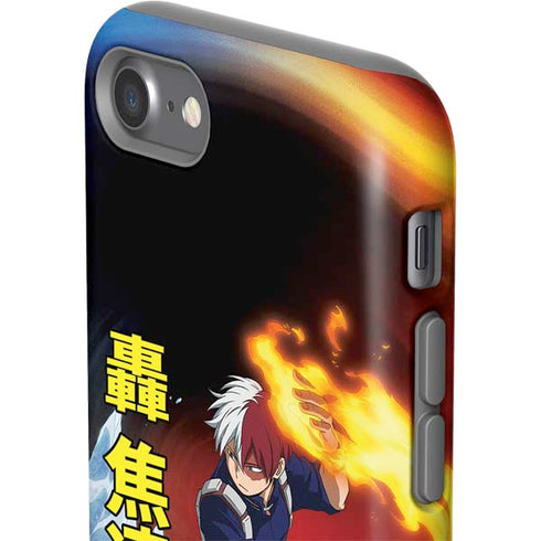 My Hero Academia Shoto Todoroki Season 4 iPhone SE (2nd & 3rd Gen) Pro Case