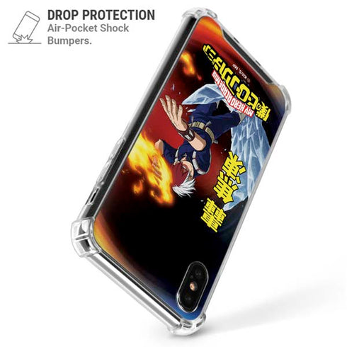 My Hero Academia Shoto Todoroki Season 4 iPhone XS Max Clear Case