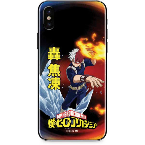 My Hero Academia Shoto Todoroki Season 4 iPhone XS Max Skin