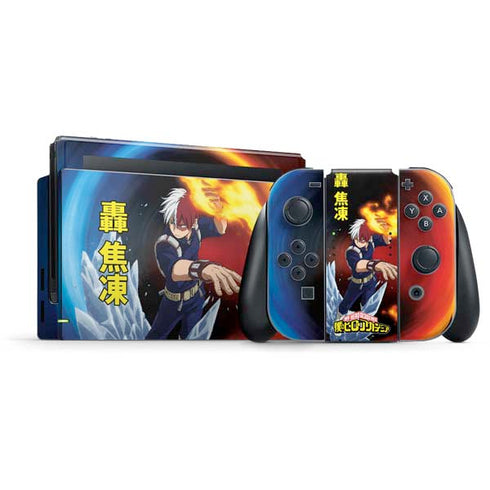 My Hero Academia Shoto Todoroki Season 4 Nintendo Switch Bundle Skin