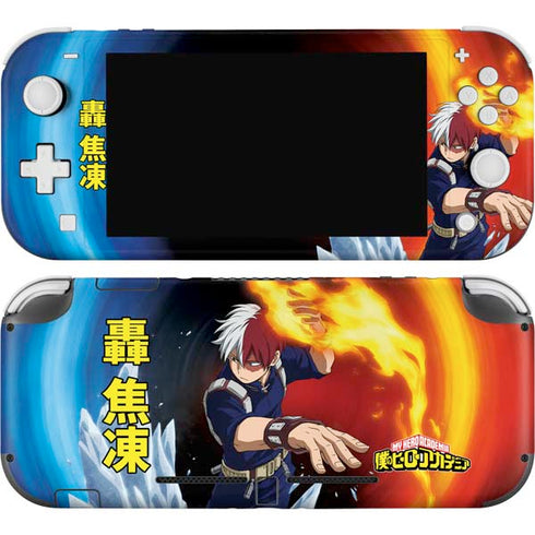 My Hero Academia Shoto Todoroki Season 4 Nintendo Switch Lite Skin