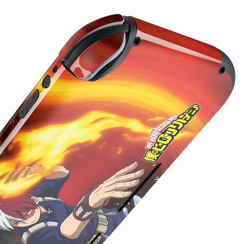 My Hero Academia Shoto Todoroki Season 4 Nintendo Switch Lite Skin