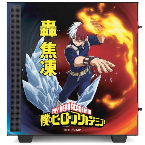 My Hero Academia Shoto Todoroki Season 4 NZXT H510 Compact ATX Mid-Tower Case Skin