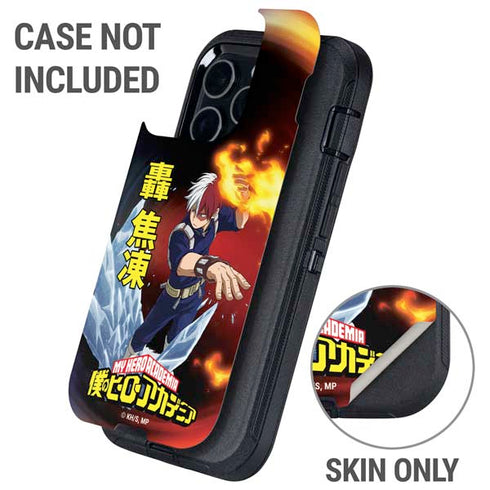 My Hero Academia Shoto Todoroki Season 4 Otterbox Defender iPhone Skin