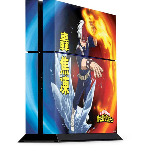 My Hero Academia Shoto Todoroki Season 4 PS4 Console Skin