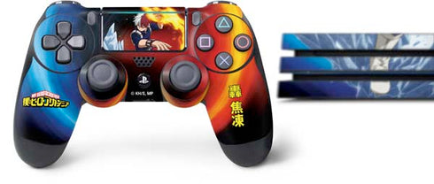 My Hero Academia Shoto Todoroki Season 4 PS4 Pro Bundle Skin