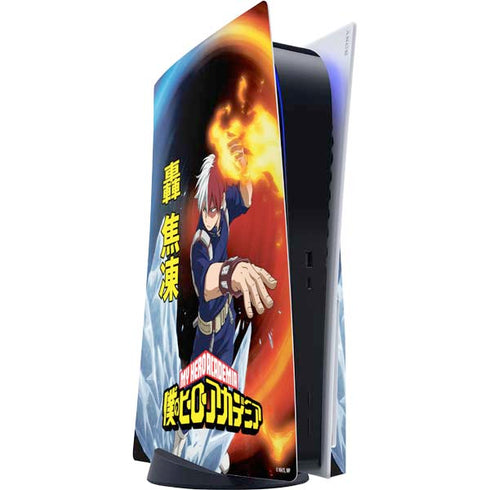 My Hero Academia Shoto Todoroki Season 4 PlayStation PS5 Skins