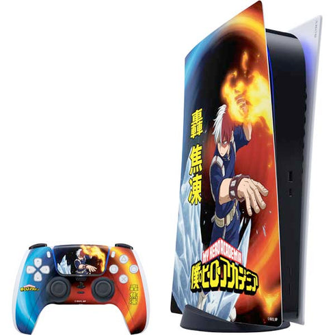 My Hero Academia Shoto Todoroki Season 4 PS5 Digital Edition Bundle Skin