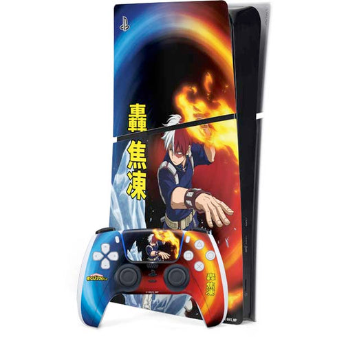 My Hero Academia Shoto Todoroki Season 4 PlayStation PS5 Skins