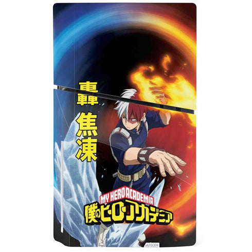 My Hero Academia Shoto Todoroki Season 4 PS5 Slim Disk Console Skin