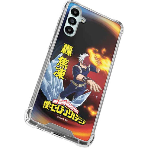 My Hero Academia Shoto Todoroki Season 4 Gabb Phone 4 Clear Case