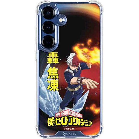 My Hero Academia Shoto Todoroki Season 4 Galaxy S25 Clear Case