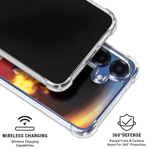 My Hero Academia Shoto Todoroki Season 4 Galaxy S25 Clear Case