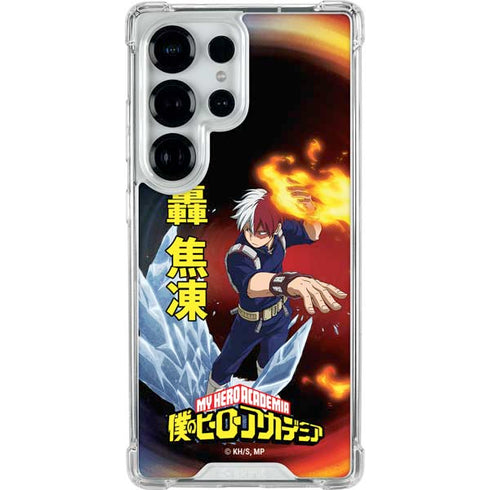 My Hero Academia Shoto Todoroki Season 4 Galaxy S25 Ultra Clear Case