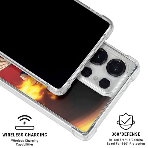 My Hero Academia Shoto Todoroki Season 4 Galaxy S25 Ultra Clear Case